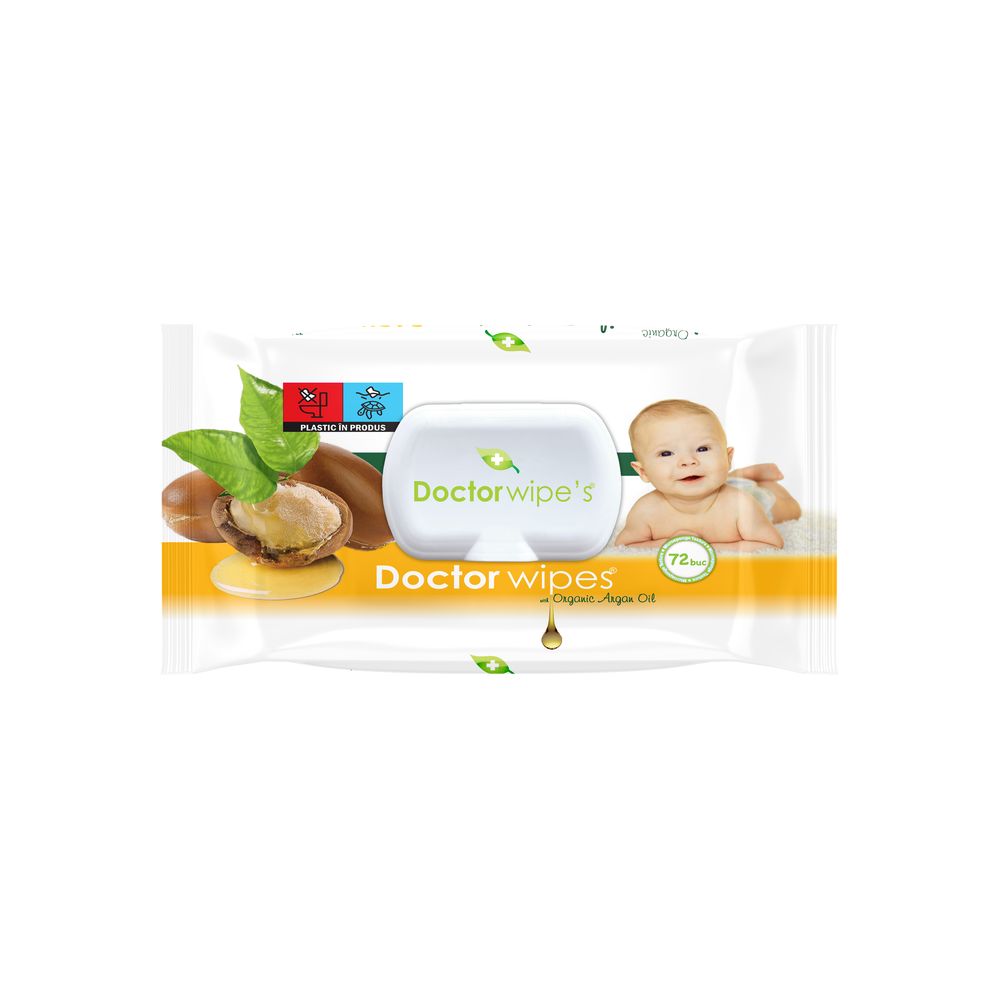 argan-oil DOCTOR WIPES - ARGAN OIL (72pcs) - Image 1